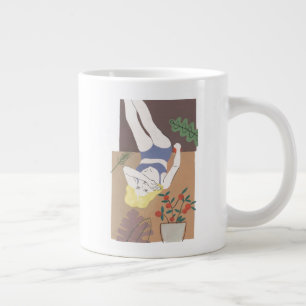 Lying Woman Large Coffee Mug