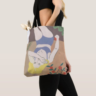 Lying Woman Tote Bag