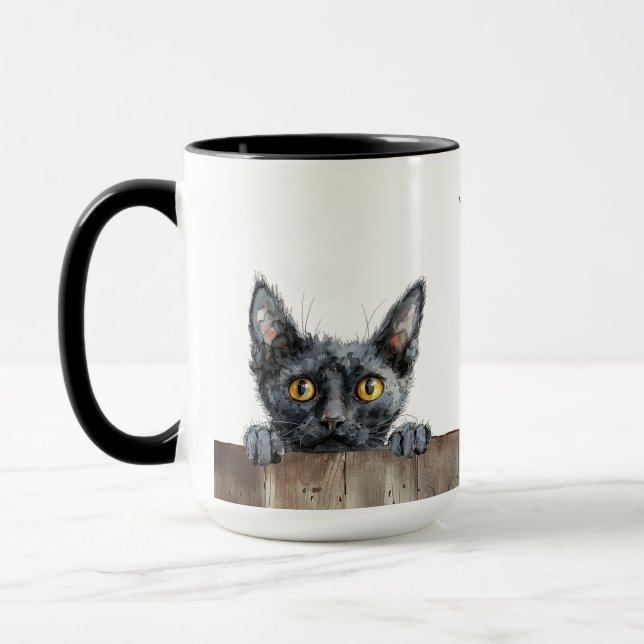 Lykoi Cat Mug (Left)