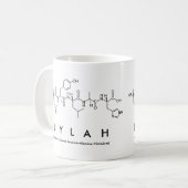 Lylah peptide name mug (Front Left)