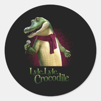 Lyle Lyle Crocodile Movie Singing Lyle Classic Round Sticker