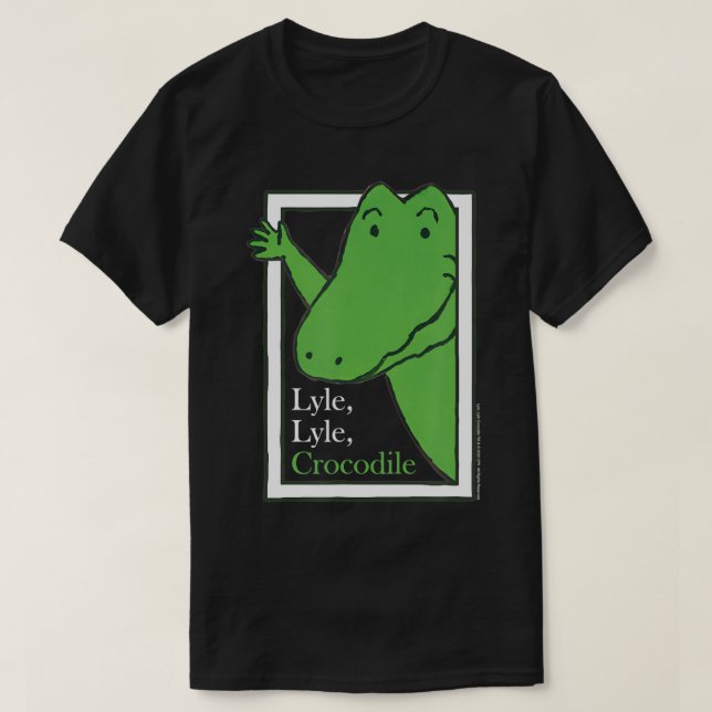 Lyle, Lyle, Crocodile Waving Croc Illustration T-S T-Shirt (Design Front)