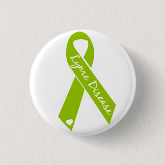 Lyme Awareness Ribbon Button
