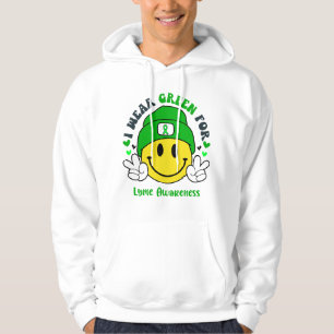 Lyme Awareness Ribbon Support Gifts Hoodie