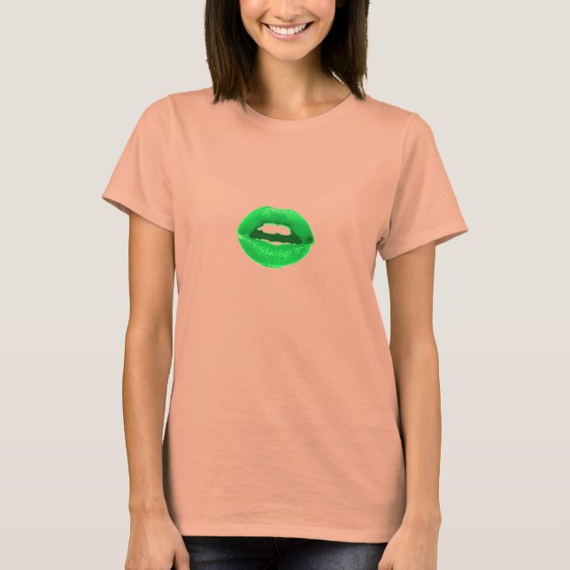 Lyme Chick Fitted Ladies Burnout Tee (Front)
