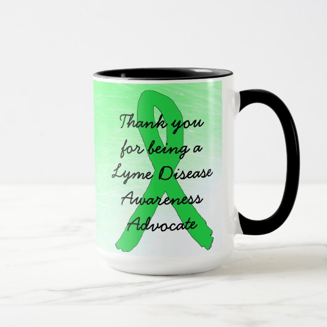 Lyme Disease Advocate Thank You Coffee Mug (Right)