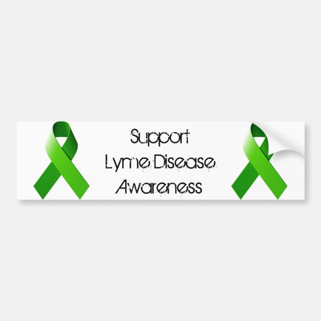 Lyme Disease Awareness Bumper Sticker (Front)
