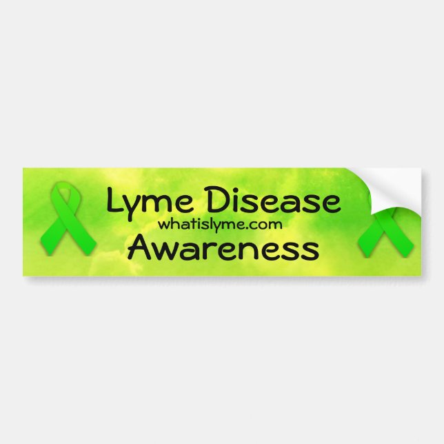 Lyme Disease Awareness Bumper Sticker (Front)