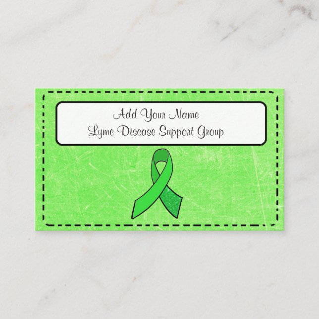 Lyme Disease Awareness Business Card (Front)