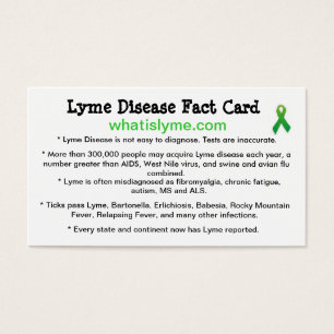 Lyme Disease Awareness Business Cards