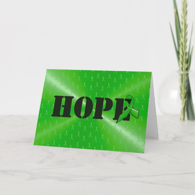 Lyme Disease Awareness "Hope" Card (Front)