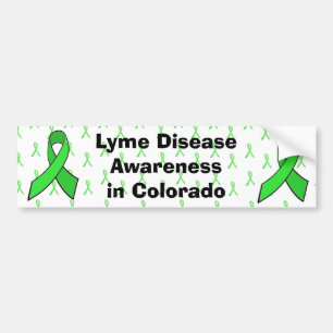 Lyme Disease Awareness in Colorado Bumper Sticker