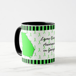 Lyme Disease Awareness in Georgia Coffee Mug