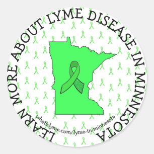 Lyme Disease Awareness in Minnesota Stickers