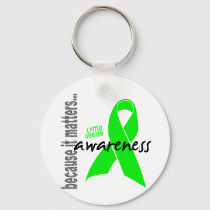 Lyme Disease Awareness Key Ring