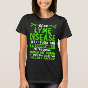 Lyme DIsease Awareness Month Lyme Disease Ribbon T-Shirt