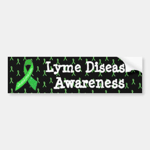 Lyme Disease Awareness Ribbon Bumper Sticker