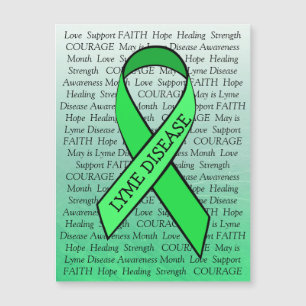 Lyme Disease Awareness Ribbon Magnet