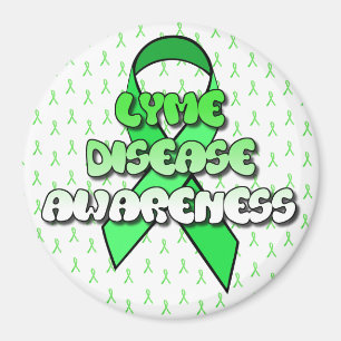 Lyme Disease Awareness Ribbon Magnet