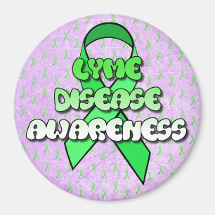 Lyme Disease Awareness Ribbon Magnet