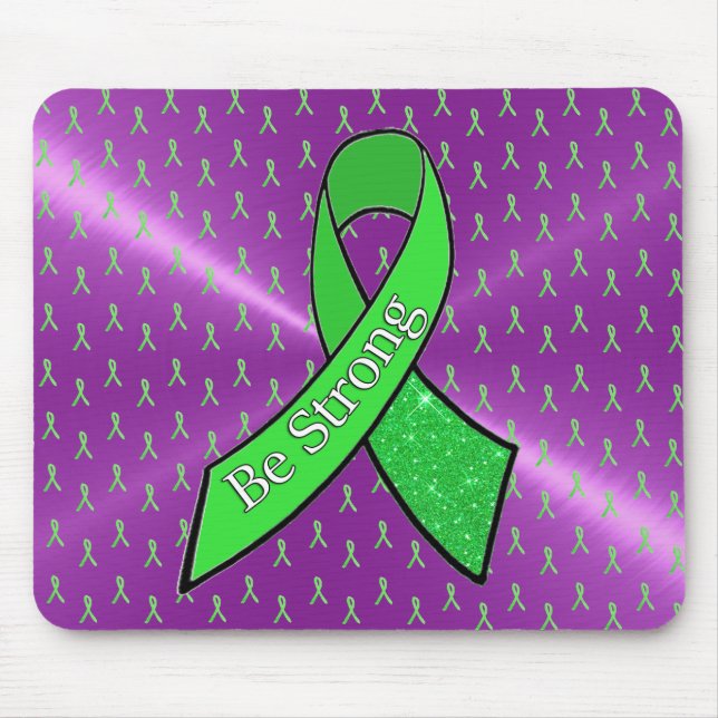 Lyme Disease Awareness Ribbon Mouse Pad (Front)