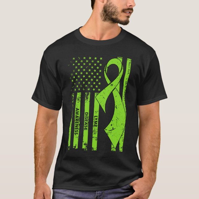 Lyme Disease Awareness T-Shirt (Front)