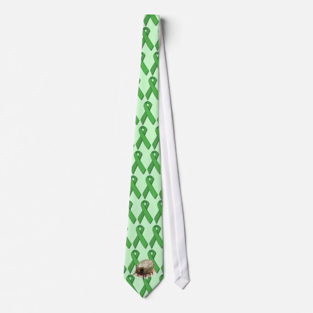 Lyme Disease Awareness Tie (Front)