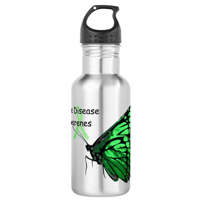 Lyme Disease Awareness Water Bottle (Front)
