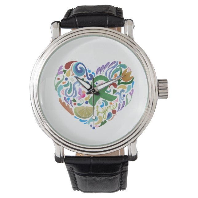 Lyme Disease Gifts and Awareness Watch (Front)