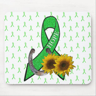 Lyme Disease Hope Country and Western Ribbon Mouse Mat