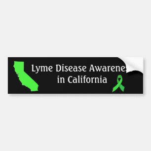 Lyme Disease in California Bumper Sticker