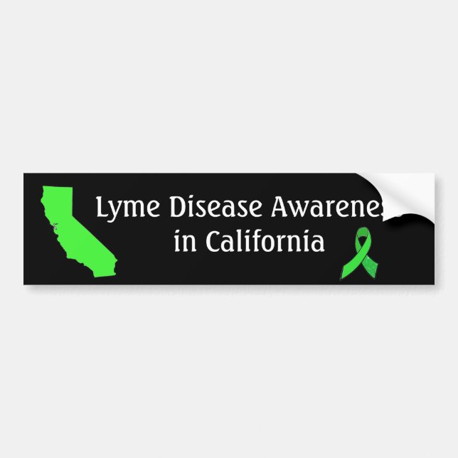 Lyme Disease  in California Bumper Sticker (Front)