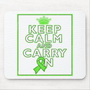 Lyme Disease Keep Calm and Carry ON Mouse Mat
