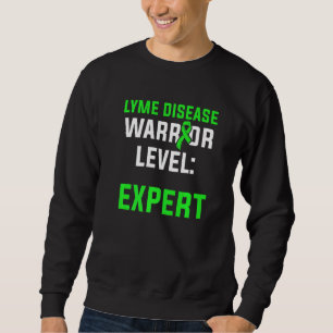 Lyme Disease Survivor Warrior Awareness   25 Sweatshirt