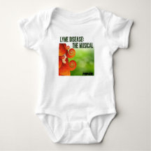 Lyme Disease: The Musical Baby Snapsuit