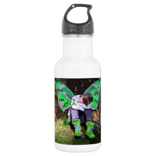 Lyme Disease Warrior Angel or Fairy Girl 532 Ml Water Bottle