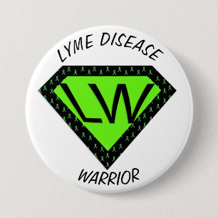 Lyme Disease Warrior Button