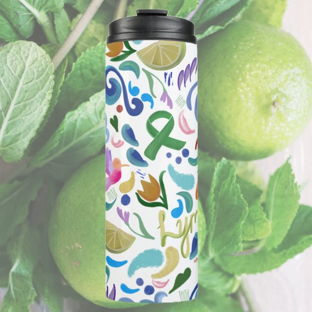 Lyme Disease Water Bottle Tumbler (Lyme Disease Water Bottle Tumbler Gifts and Awareness #lyme #lymedisease)