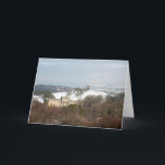 Lyme Hall and The Cage Winter Thank You Card<br><div class="desc">Lyme Hall and The Cage in Lyme Park on a winter day Cheshire England</div>