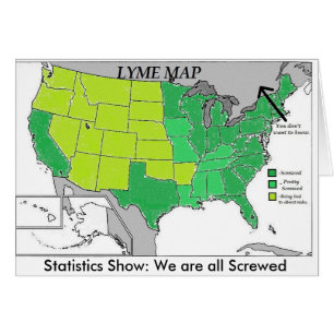 Lyme Map Statistics Map, Lyme Disease Humour
