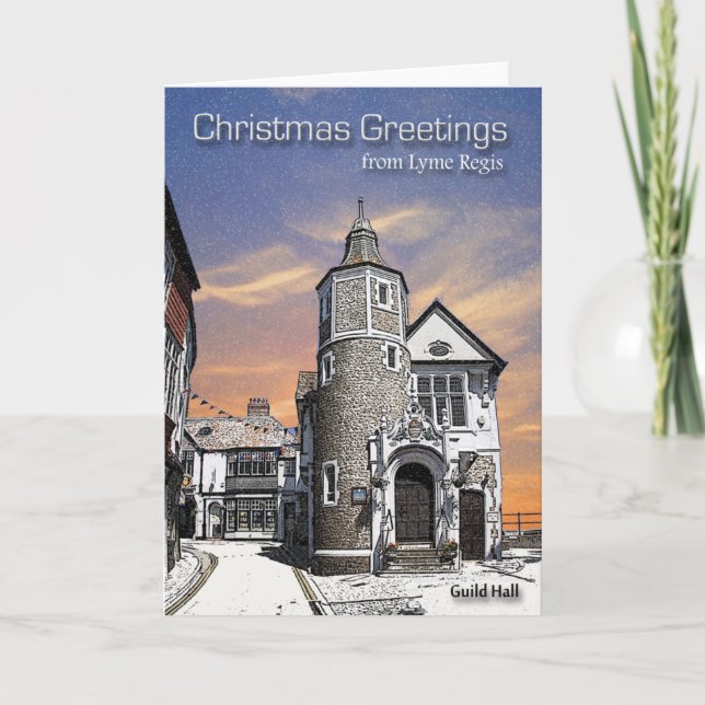 Lyme Regis Christmas Card (Front)