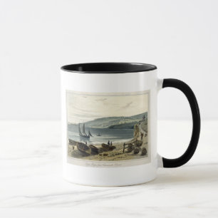Lyme Regis, from Charmouth, Dorset, from 'A Voyage Mug