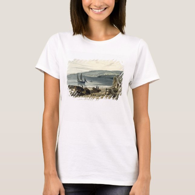 Lyme Regis, from Charmouth, Dorset, from 'A Voyage T-Shirt (Front)