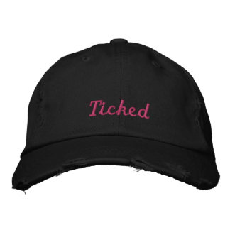 Lyme_Ticked Pink and Black Hat - Kendelle
