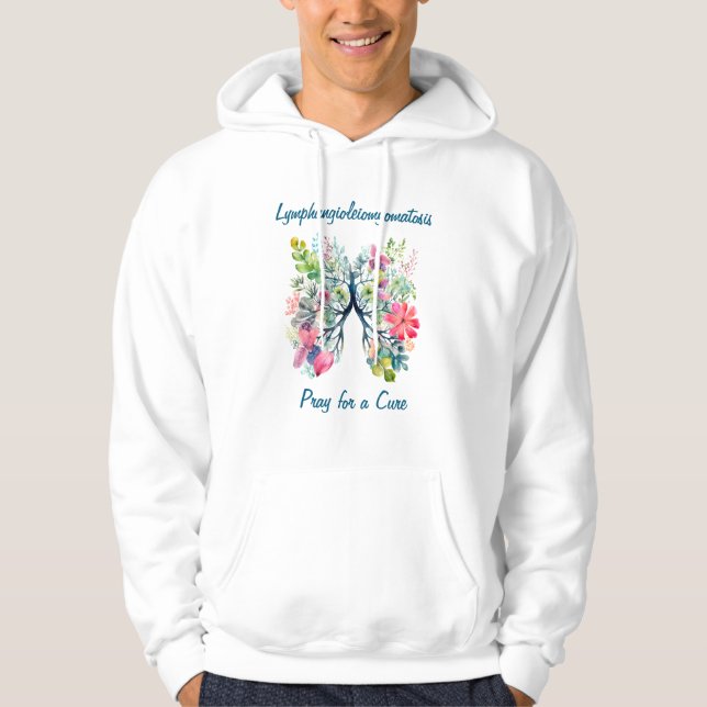 Lymphangioleiomyomatosis LAM 2-Sided Hoodie (Front)