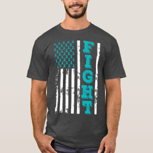 Lymphedema Awareness Fight American Flag 4th Of Ju T-Shirt