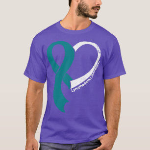 Lymphedema Awareness Hope Love Heart Ribbon Happy  T-Shirt