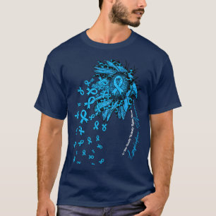 Lymphedema Awareness sunflower nobody fights alone T-Shirt