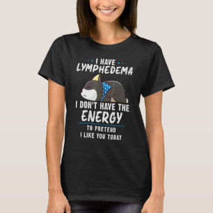 Lymphedema Warrior Dog Lymphedema Patients Aware T-Shirt