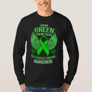 Lymphoma Awareness Friend Support Ribbon T-Shirt